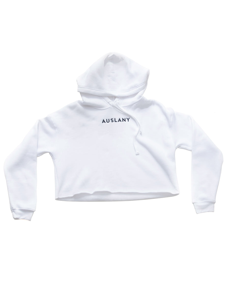 AUSLANY®️ Embroidered - Cropped Top Hoodie